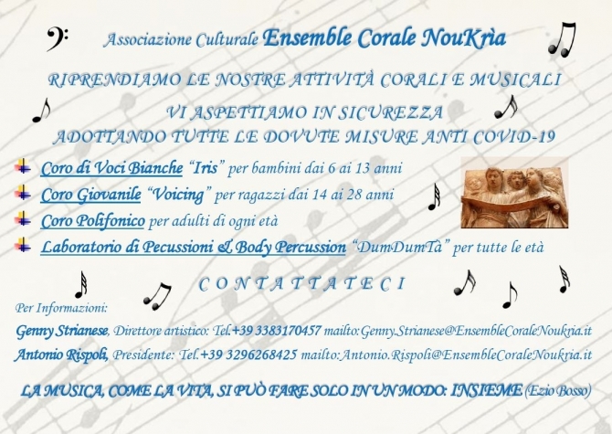  - Ensemble Corale NouKrìa